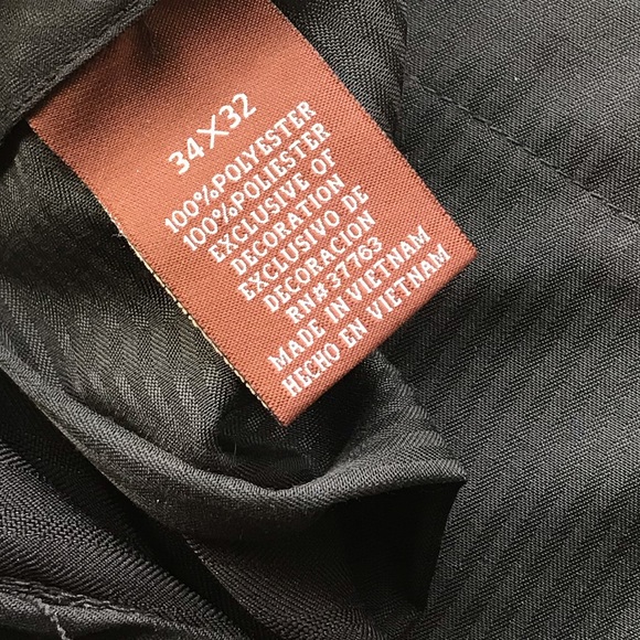 Cubavera | Black Dress Slacks 34x32 - Picture 5 of 7